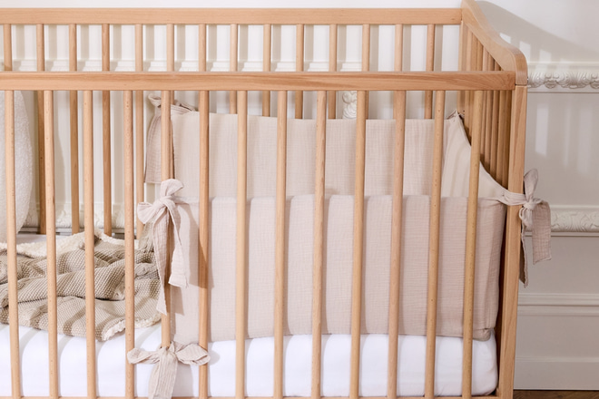 Vichy Caramel Bed Bumper