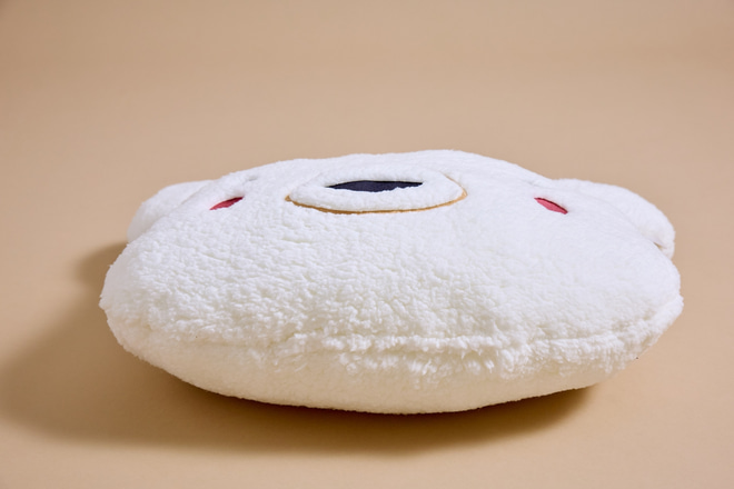 Polštář Bouclé Teddy – Ecru
