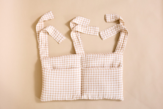 Organizador de Cama - Azulejos Castanhos