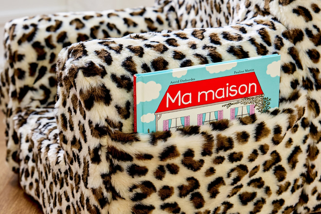 Sillón de Piel Sintética Leopardo