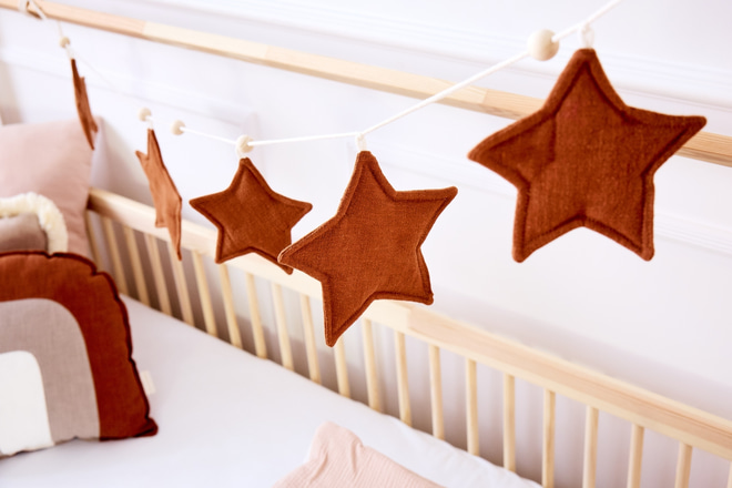 Ghirlanda in lino - Stella Camel