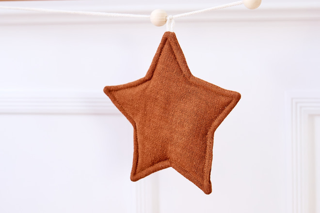Linen Garland - Camel Star