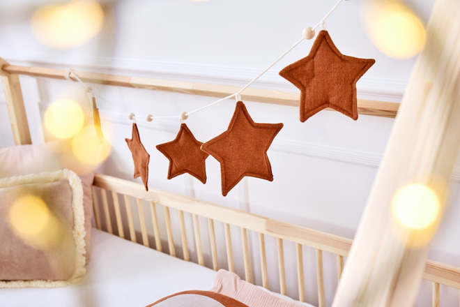 Linen Garland - Camel Star