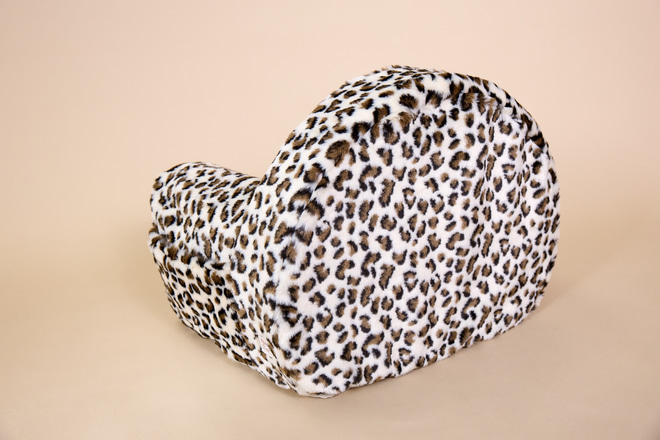 Křeslo z umělé kožešiny – Leopard