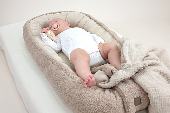 Réducteur de Lit Bouclé - Cappuccino Set