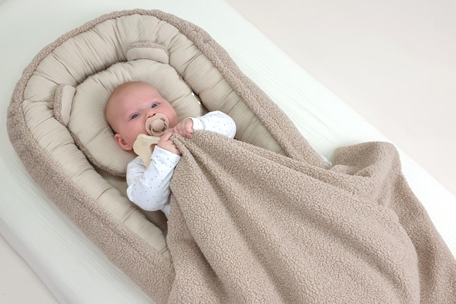 Réducteur de Lit Bouclé - Cappuccino Set