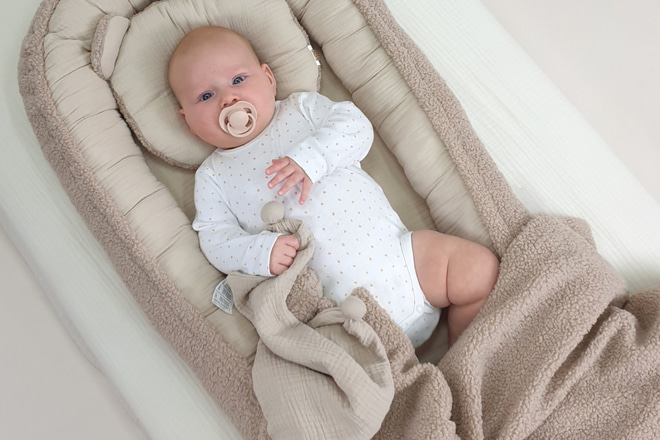 Réducteur de Lit Bouclé - Cappuccino Set