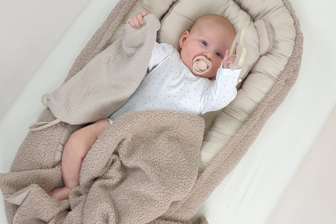 Réducteur de Lit Bouclé - Cappuccino Set