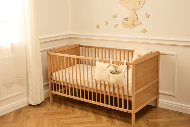 NellyBaby Bed 2 in 1 - 70x140cm - Natural