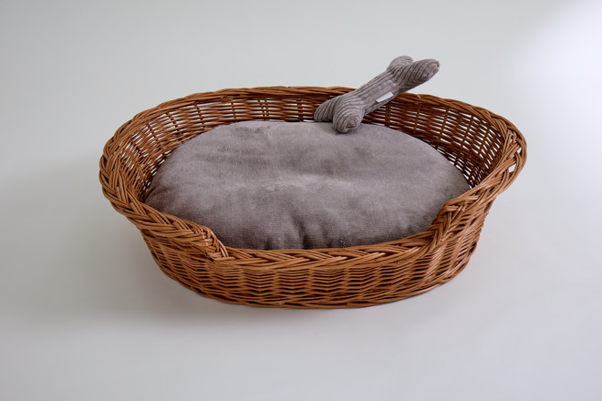 Panier Rond Diego en Osier - Vintage