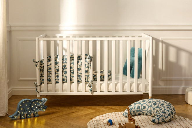 MiaBaby Bed 70x140cm - White