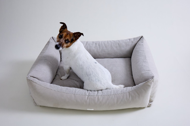 Panier Premium Rectangle Théo - Beige