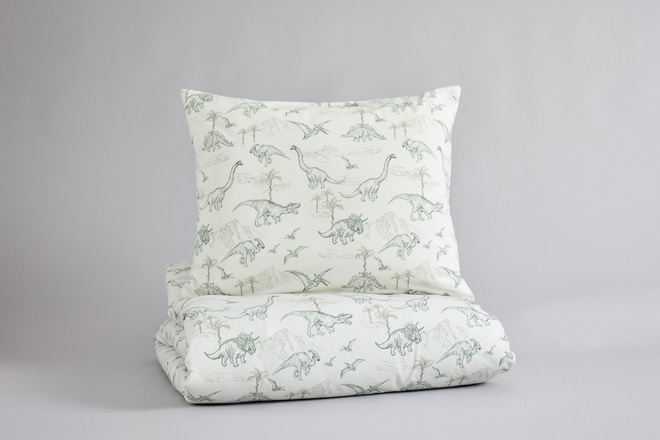 Housse de Couette Dinosaures Vintage 120x170