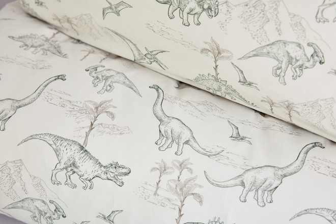 Juego de Funda Nórdica Dinosaurs Vintage 120x170