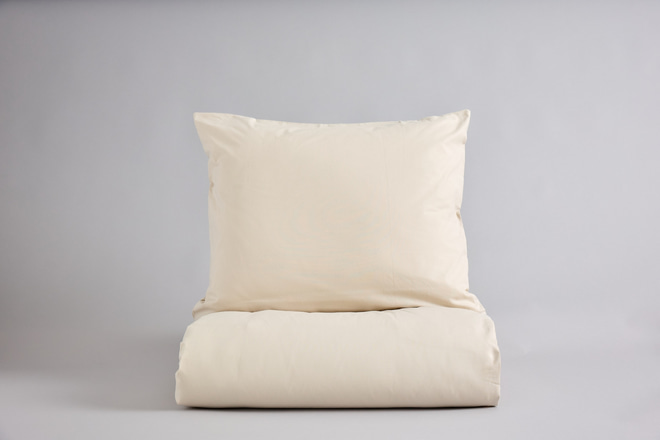 Beige Bettwäsche- Set 120x170