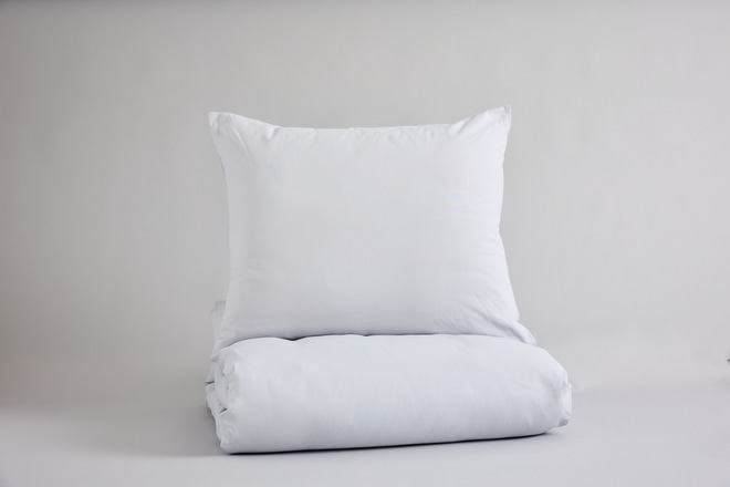 Light Grey Duvet Cover Set 120x170