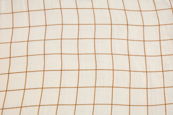 Véu de cama casinha Azulejos Castanhos - Modelo DK