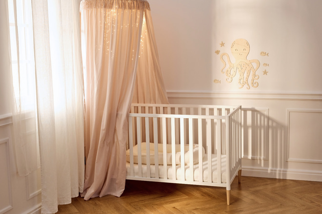 Babybett Mia 70x140cm - Weiß