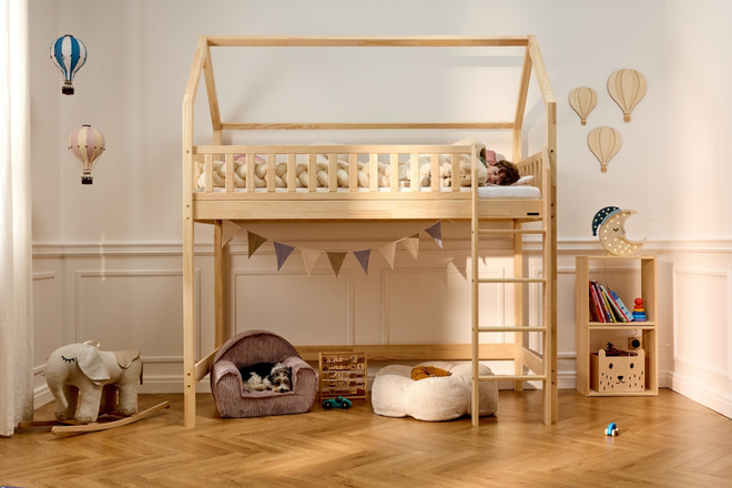 Postel Mezzanine L Premium 90x190cm
