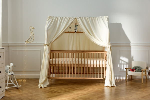 Emma Babyhaus Bett 70x140cm - Natur