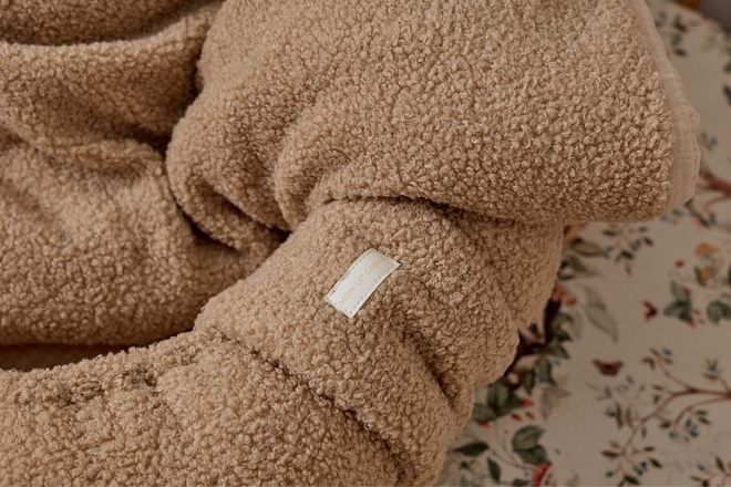 Réducteur de Lit Bouclé - Cappuccino Set