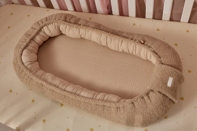 Vložka do postýlky Bouclé - Cappuccino