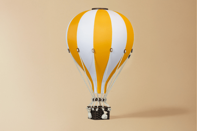 Horkovzdušný balón Žlutá