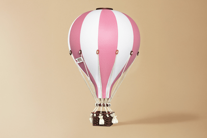 Mongolfiera Rosa Cipria