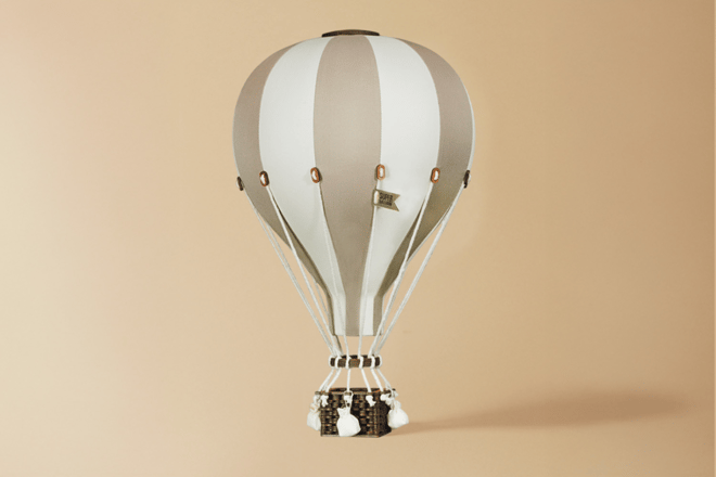 Globo aerostático Beige y Crudo