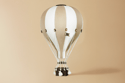 Beige & White Hot Air Balloon