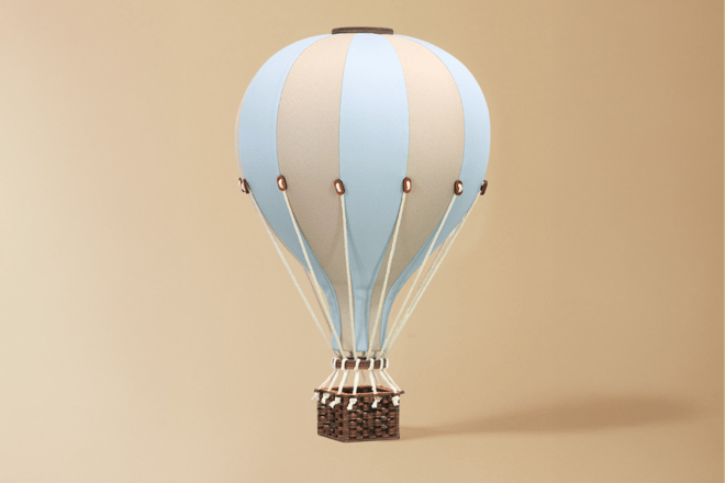 Horkovzdušný Balon Baby Blue & Béžová