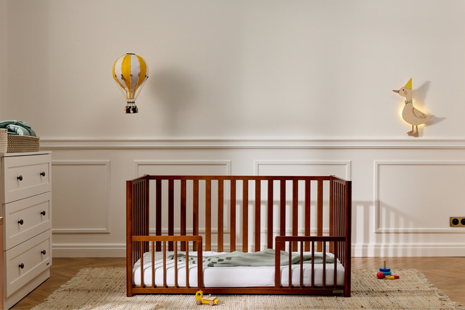 Mia Baby Bed 70x140cm - Vintage