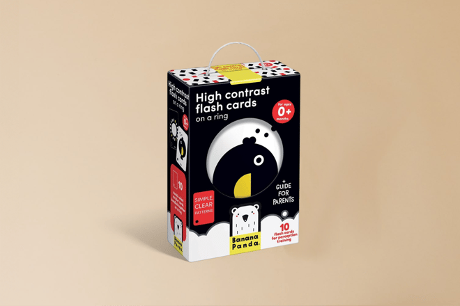 High-Contrast-Lernkarten 0+