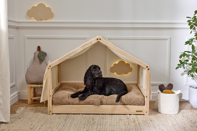 Lit Cabane DP pour Animaux - M