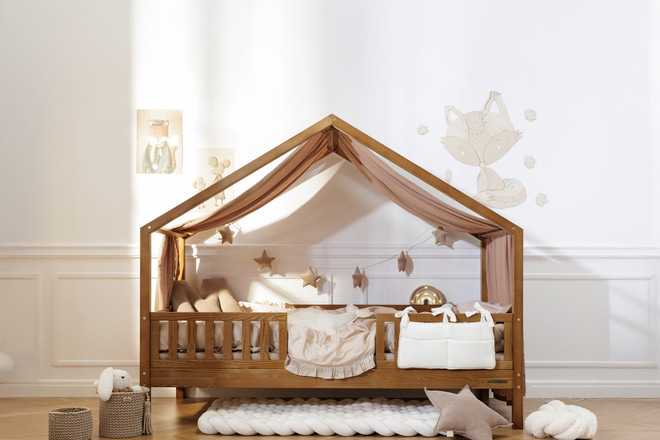 Domečková postel DB Premium 20cm 90x190cm - Vintage 