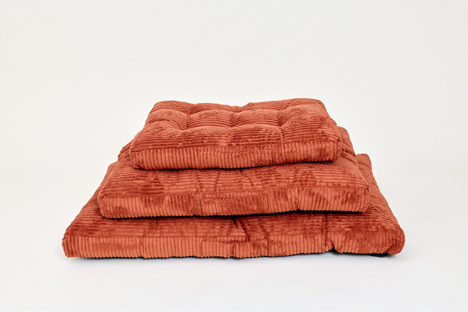 Matelas en Velours Côtelé - Safran