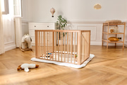 Eva Baby-Spielzaun 70x100cm - Natur