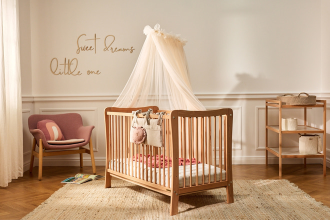 Cama Bebê Sasha 60x120cm - Natural