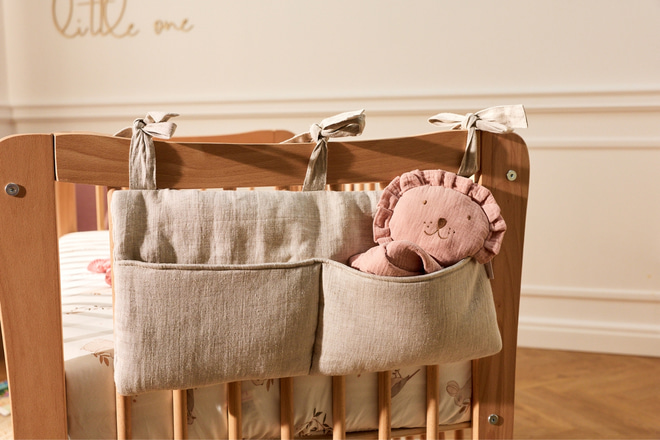 Tasca per letto - Lino Naturale