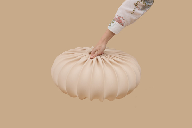 Stínidlo Donut z bavlny Latte