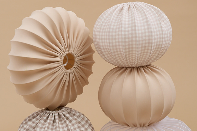 Latte globe lampshade