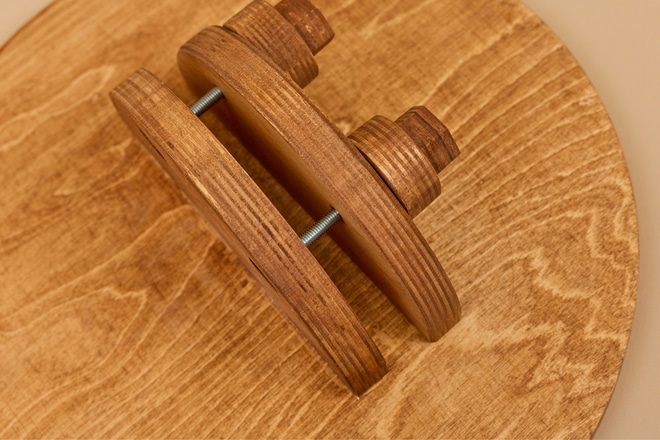 Tavoletta Rotonda in Legno - Naturale