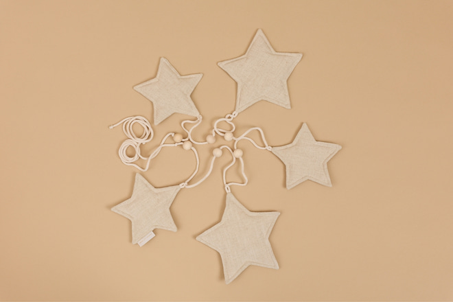 Linen Garland - Camel Star
