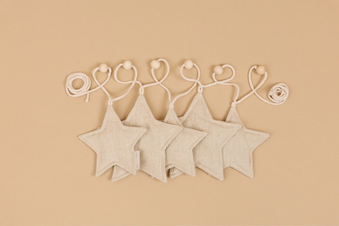 Ghirlanda in lino - Stella Camel