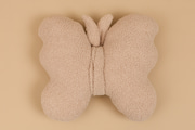 Almofada Borboleta Bouclé - Latte