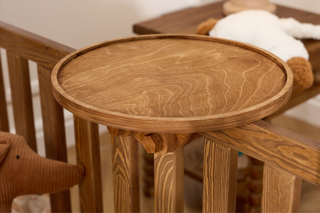 Tavoletta Rotonda in Legno - Naturale