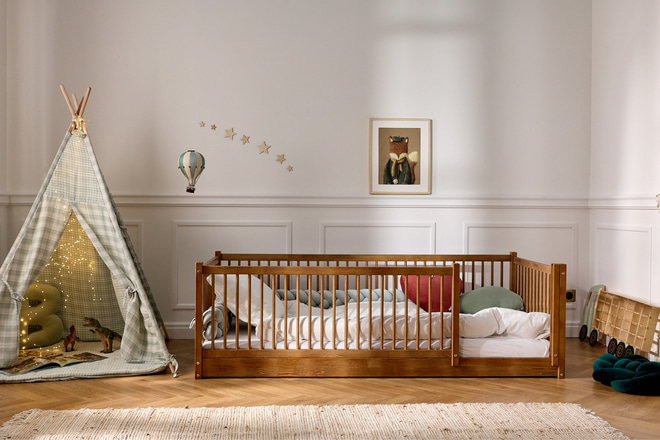 Postel Séoul 90x190cm - Vintage