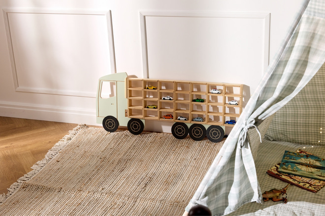 Luminous Truck Shelf Wood