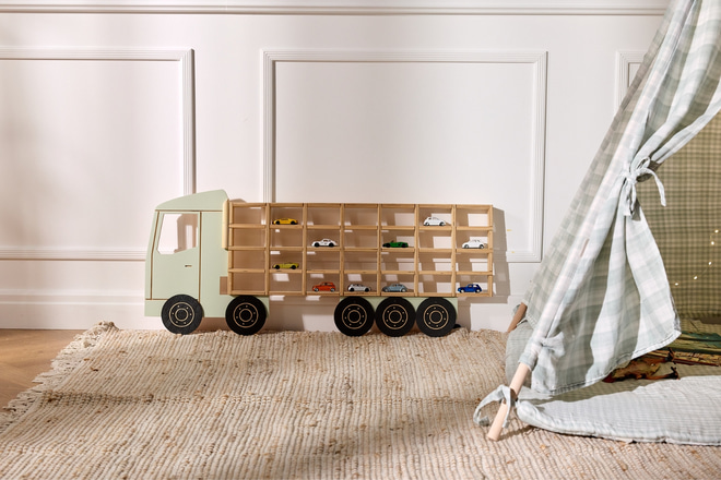 Étagère Lumineuse Camion Bois