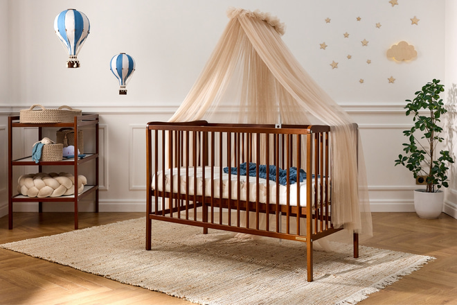 Lit Bébé George 60x120cm - Vintage